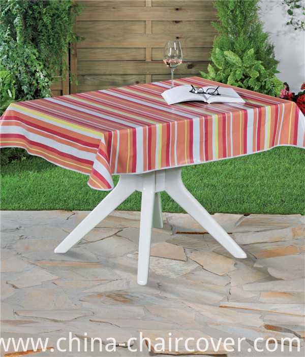 Hot Sale High Quality PVC Printed Tablecloth with Backing LFGB Oko-Tex 100